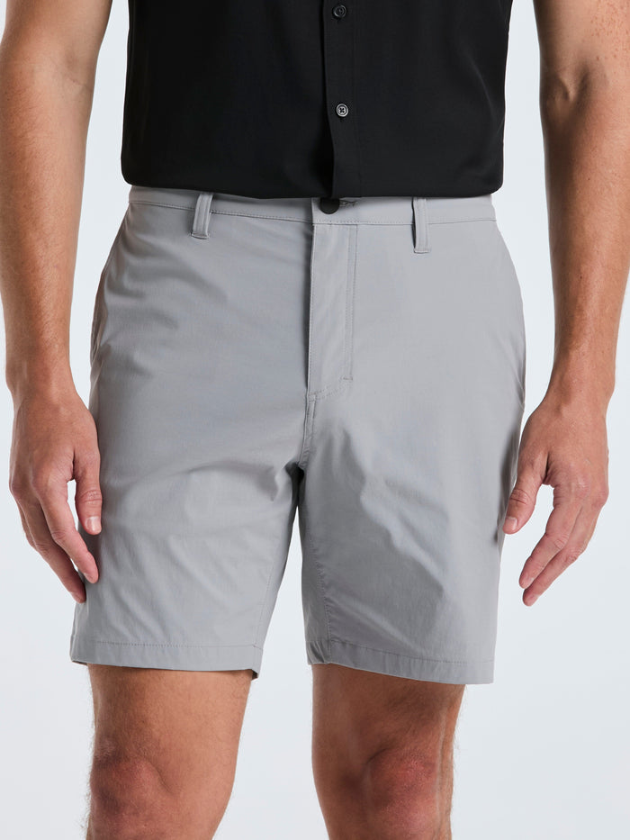 8" Limitless Stretch Tech Short (Chieseled Stone)