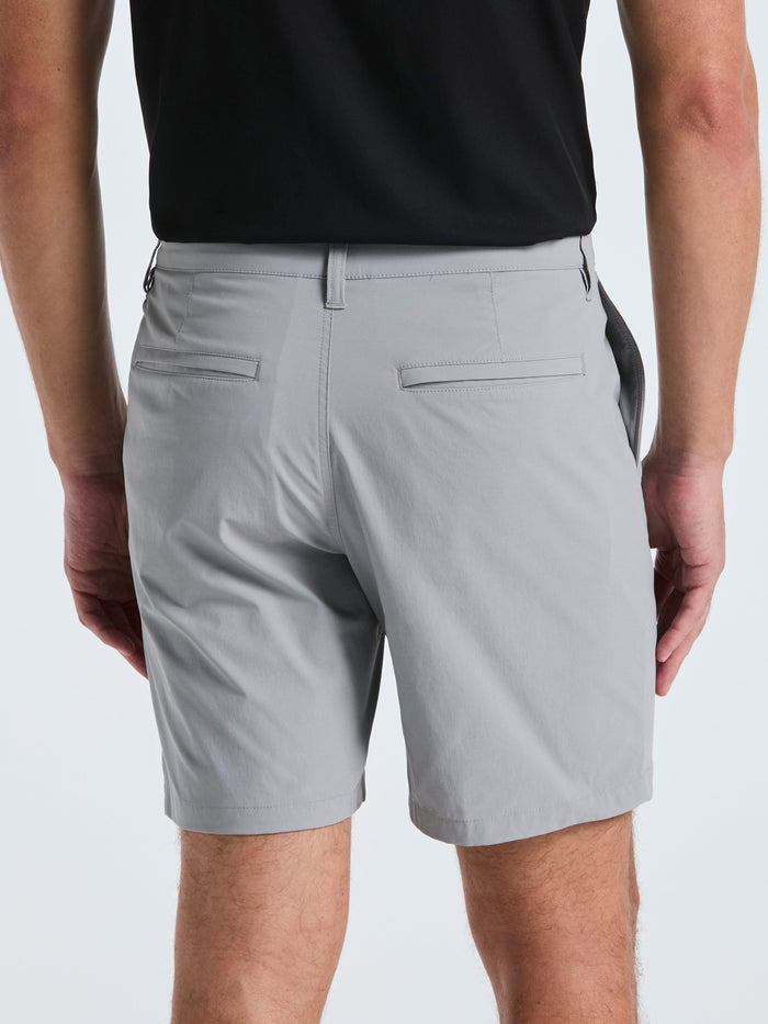 8" Limitless Stretch Tech Short (Chieseled Stone)