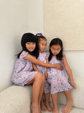 Daisy Girl Floral Dress Lilac - Sun Peony Coconut