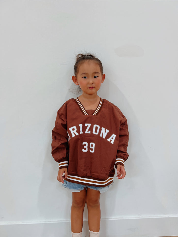 Arizona 39 Long Sleeve Unisex Top (Brown) - Sun Peony Coconut
