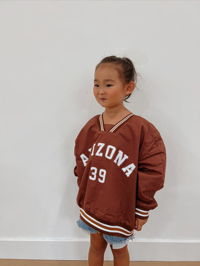 Arizona 39 Long Sleeve Unisex Top (Brown) - Sun Peony Coconut
