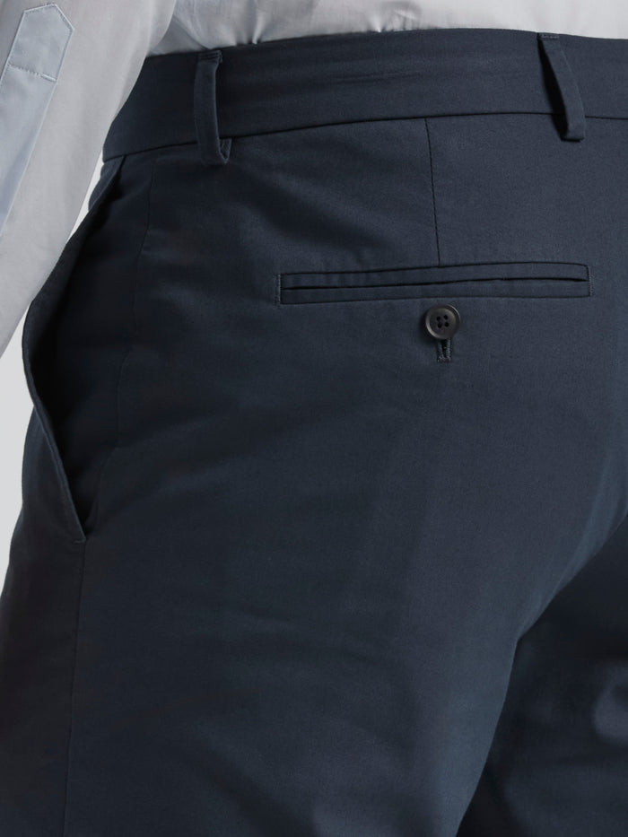 Modern Cotton Nylon Twill Dress Pant (Blue Nights)