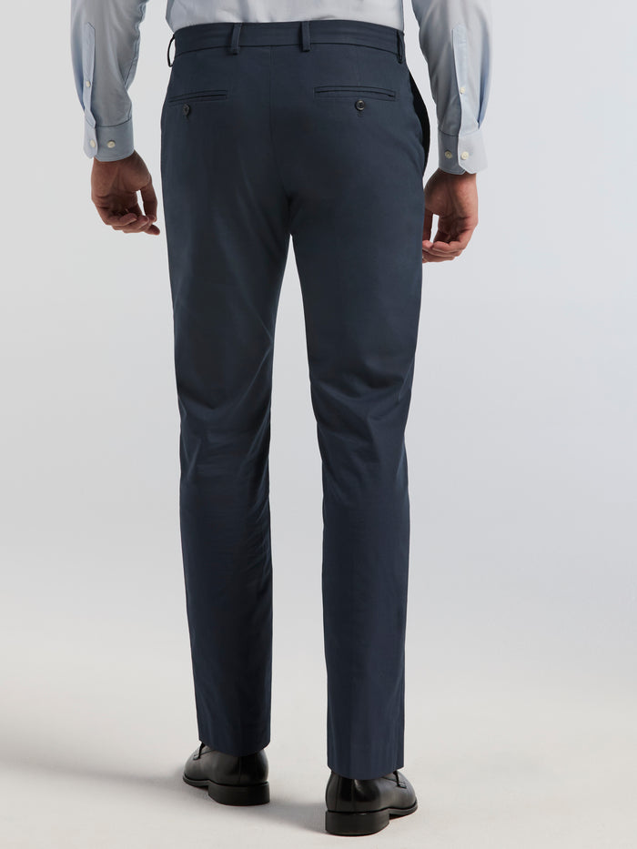 Modern Cotton Nylon Twill Dress Pant (Blue Nights)