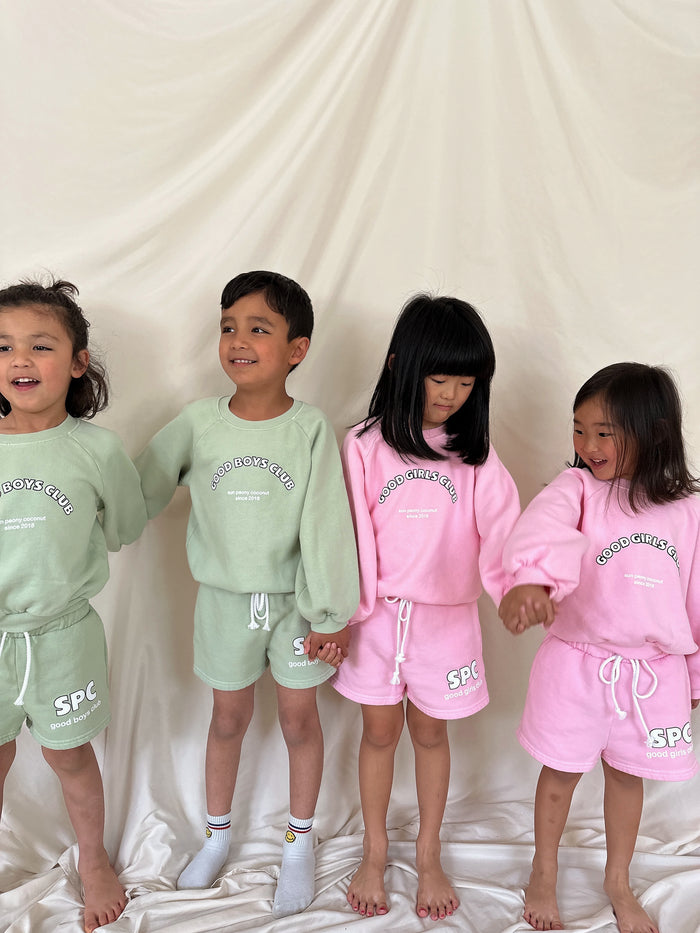 Avocado Good Boys Sweatshirt - Sun Peony Coconut