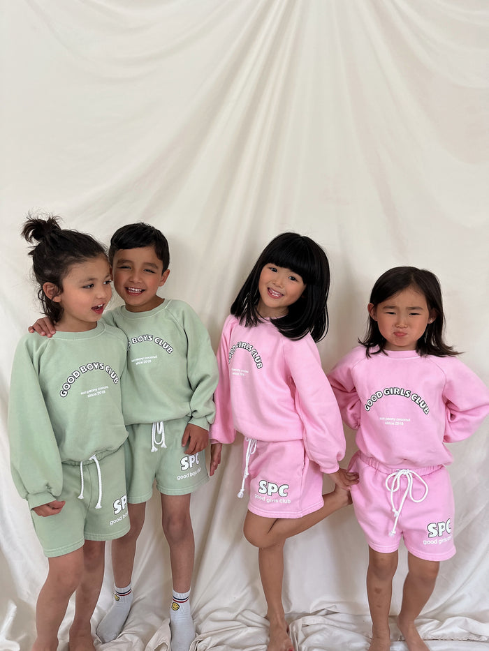 Avocado Good Boys Sweatshirt - Sun Peony Coconut