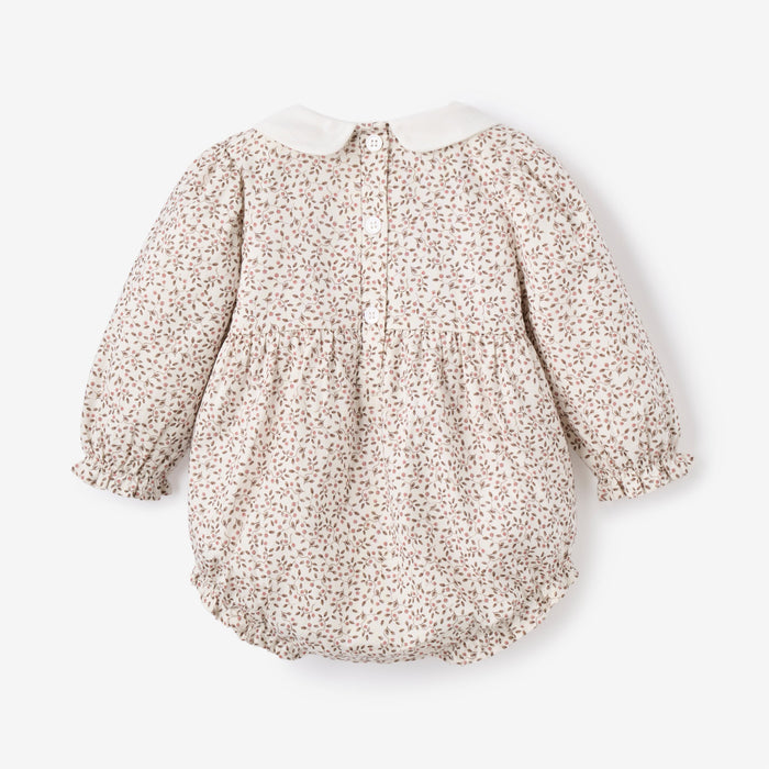 Berry Vines Embroidered Collar Bubble