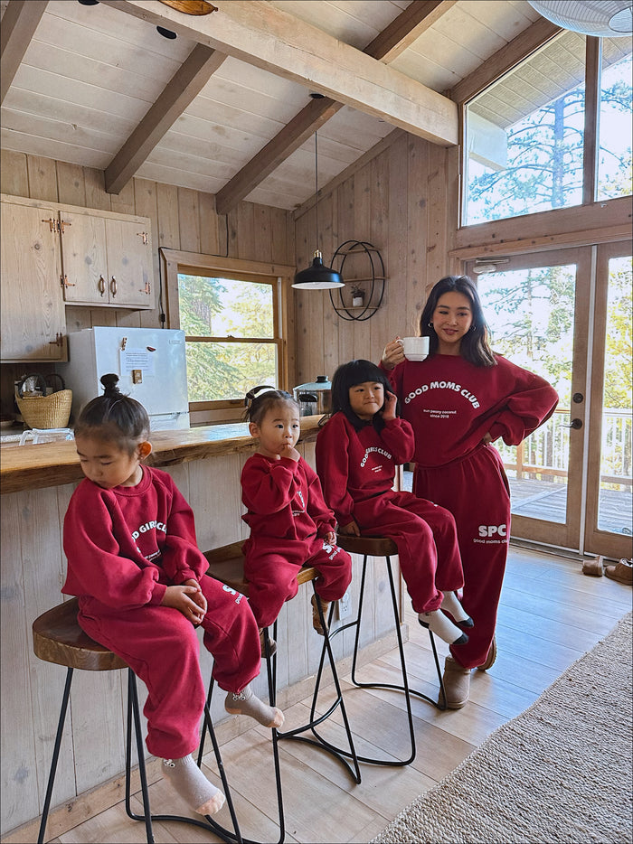 Big Bear Good Girls Club Sweatpants Fire - Sun Peony Coconut
