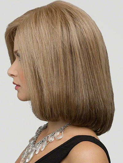 Blonde Hair Tail Curling Inward Shoulder Short Synthetic Wigs