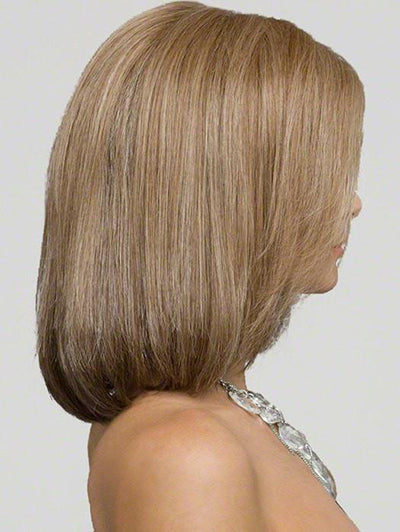 Blonde Hair Tail Curling Inward Shoulder Short Synthetic Wigs