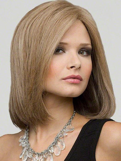 Blonde Hair Tail Curling Inward Shoulder Short Synthetic Wigs