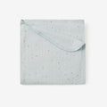 Blue Celestial Organic Cotton Ribbed Baby Blanket