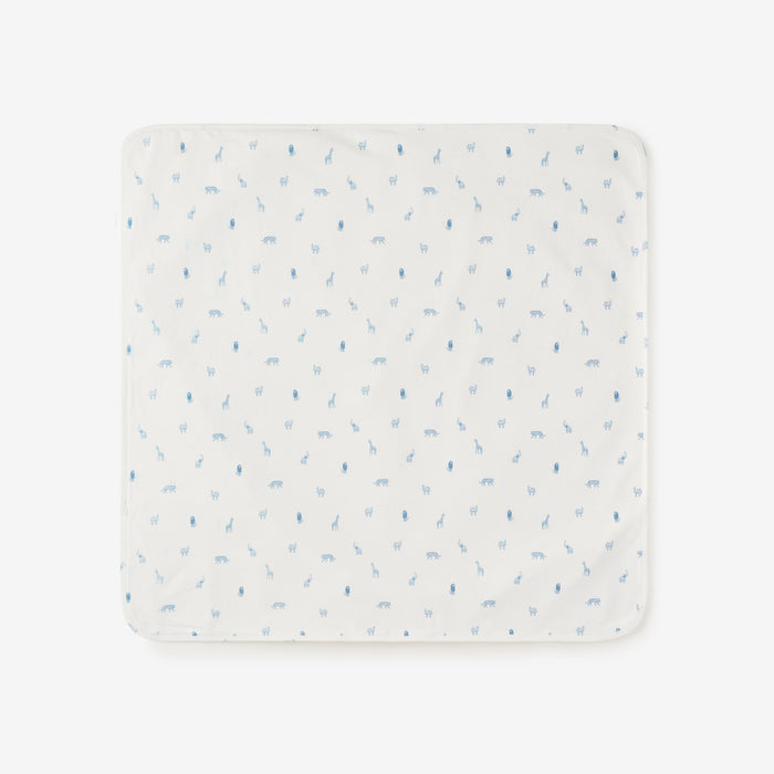 Blue Safari Print Bath Wrap