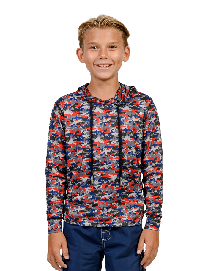 Boys Long sleeve printed hoodie