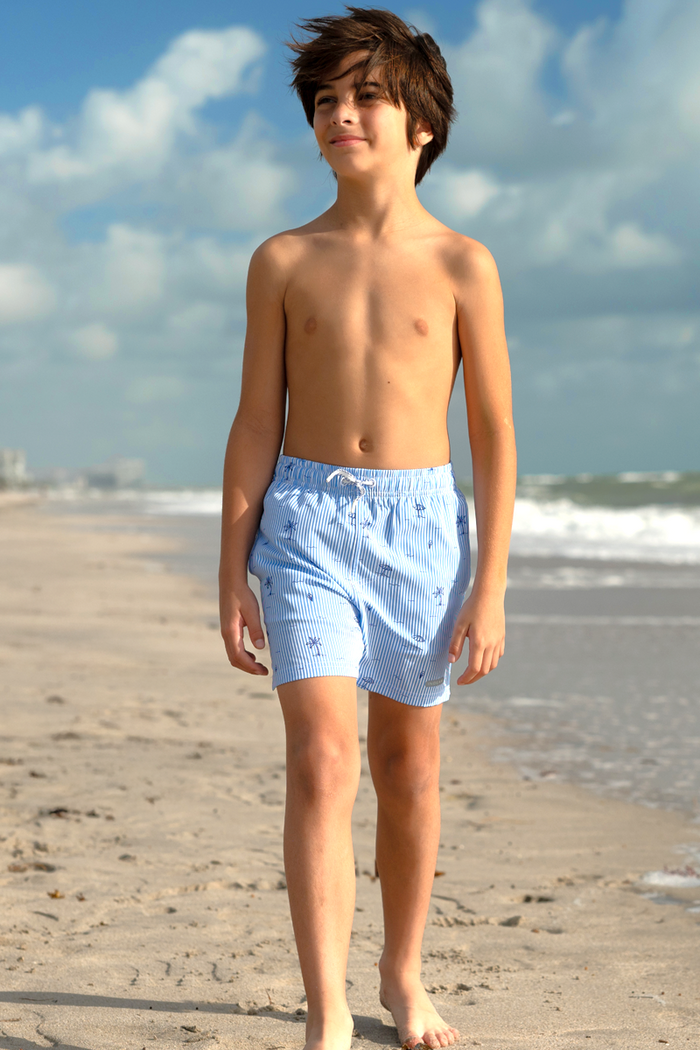 Boys Printed Swim Shorts