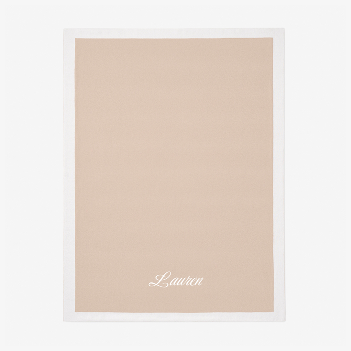 Camel Cashmere Baby Blanket