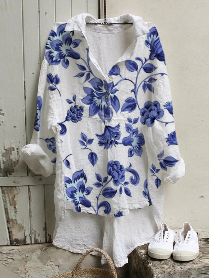 Casual Floral Shirts & Tops