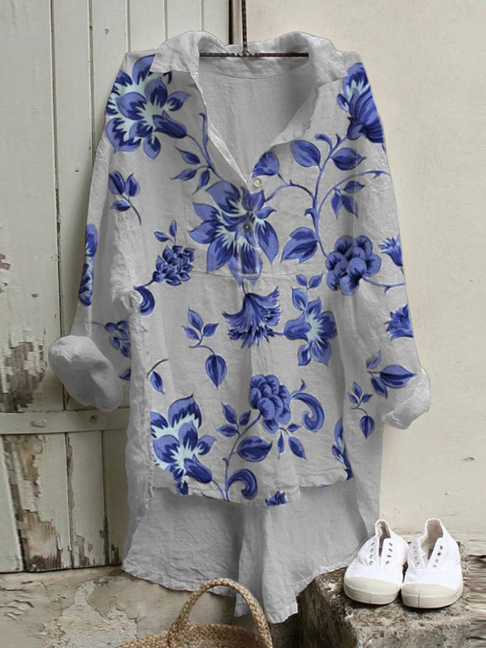 Casual Floral Shirts & Tops