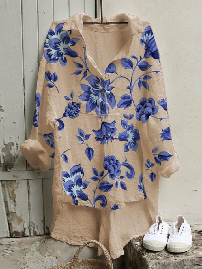 Casual Floral Shirts & Tops
