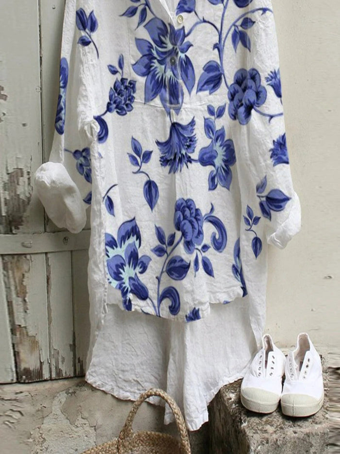 Casual Floral Shirts & Tops