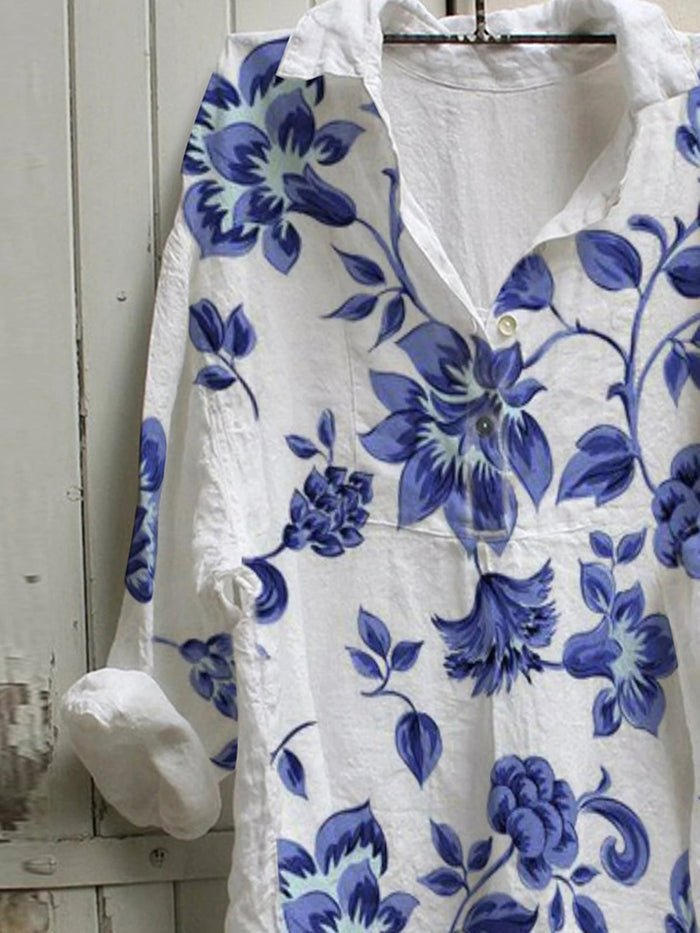Casual Floral Shirts & Tops