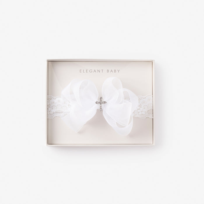 Christening Baby Girl Headband