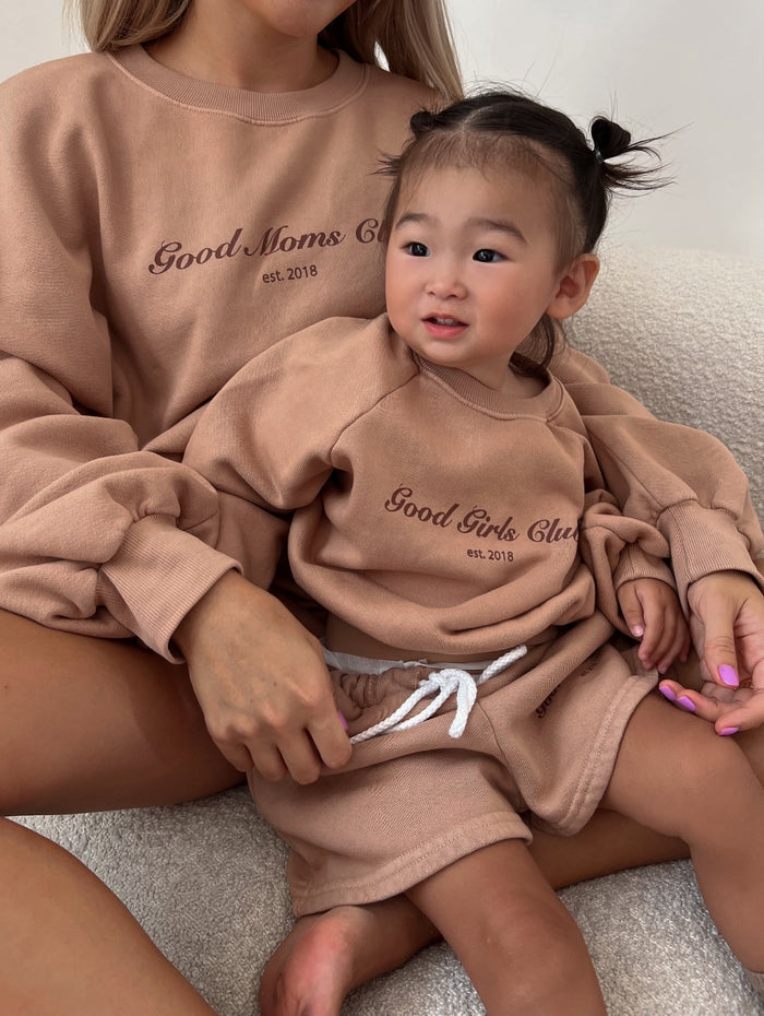 Cinnamon Good Girls Sweatshirt - Sun Peony Coconut