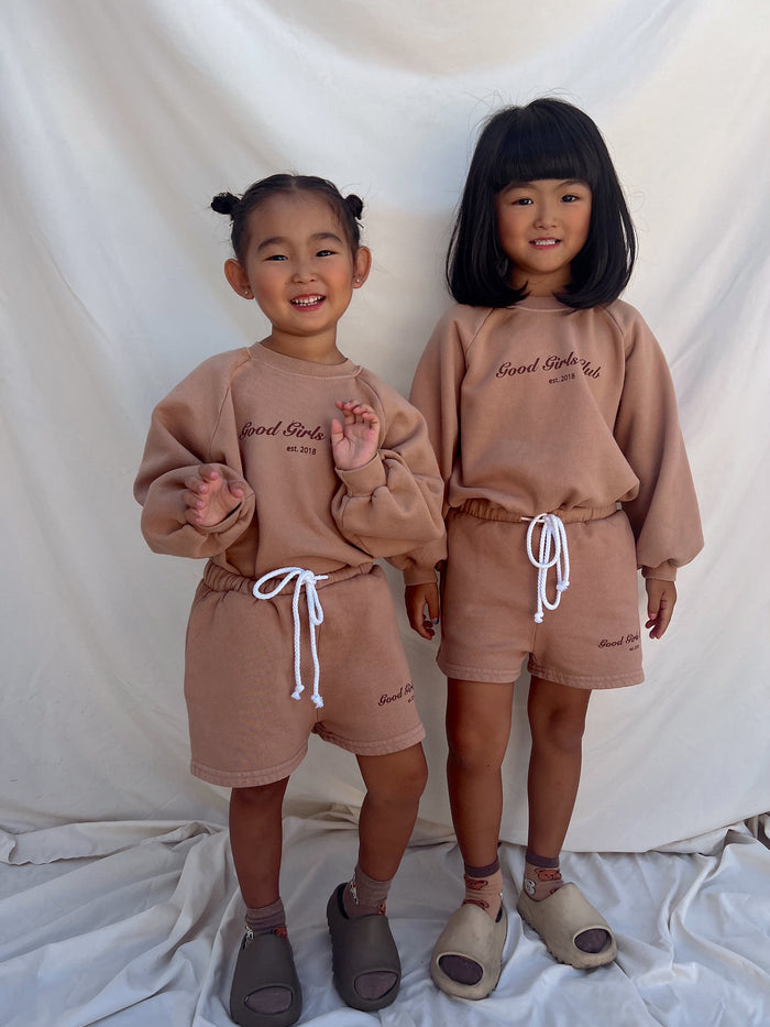 Cinnamon Good Girls Sweatshirt - Sun Peony Coconut