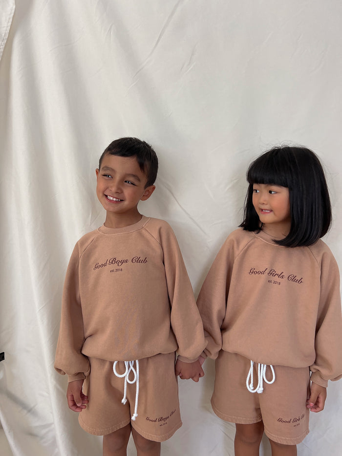 Cinnamon Good Girls Sweatshirt - Sun Peony Coconut