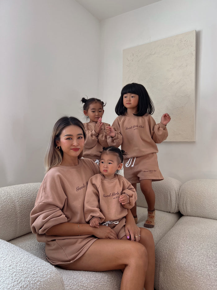 Cinnamon Good Girls Sweatshirt - Sun Peony Coconut