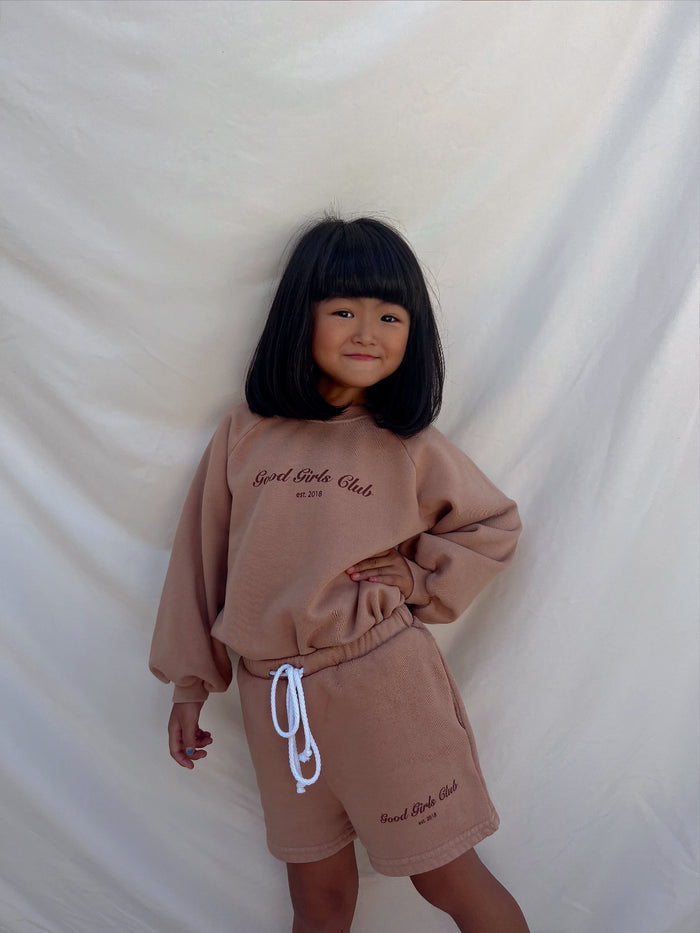 Cinnamon Good Girls Sweatshirt - Sun Peony Coconut