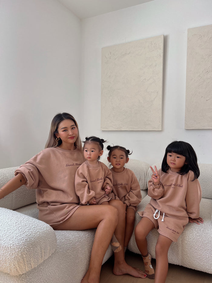 Cinnamon Good Girls Sweatshirt - Sun Peony Coconut