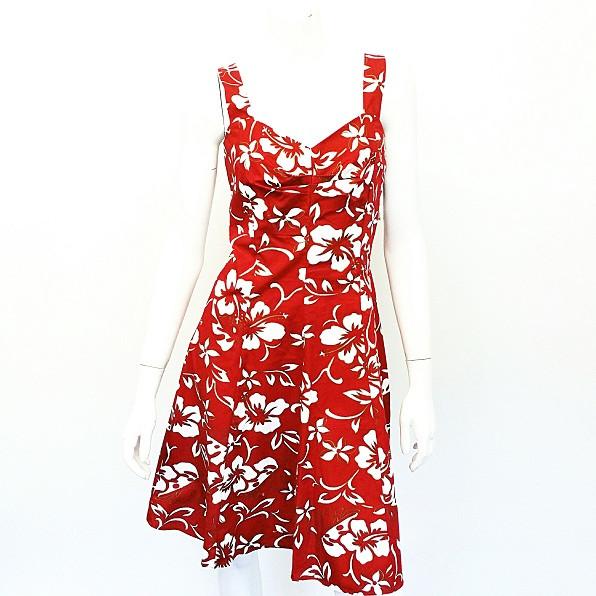 Classic Hibiscus Smock Back Sundress