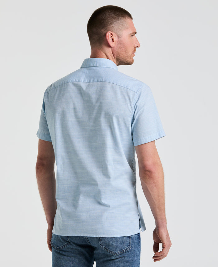 Cotton Dobby Shirt (Bluejay)
