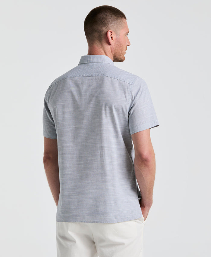 Cotton Dobby Shirt (Blue Wing Teal)