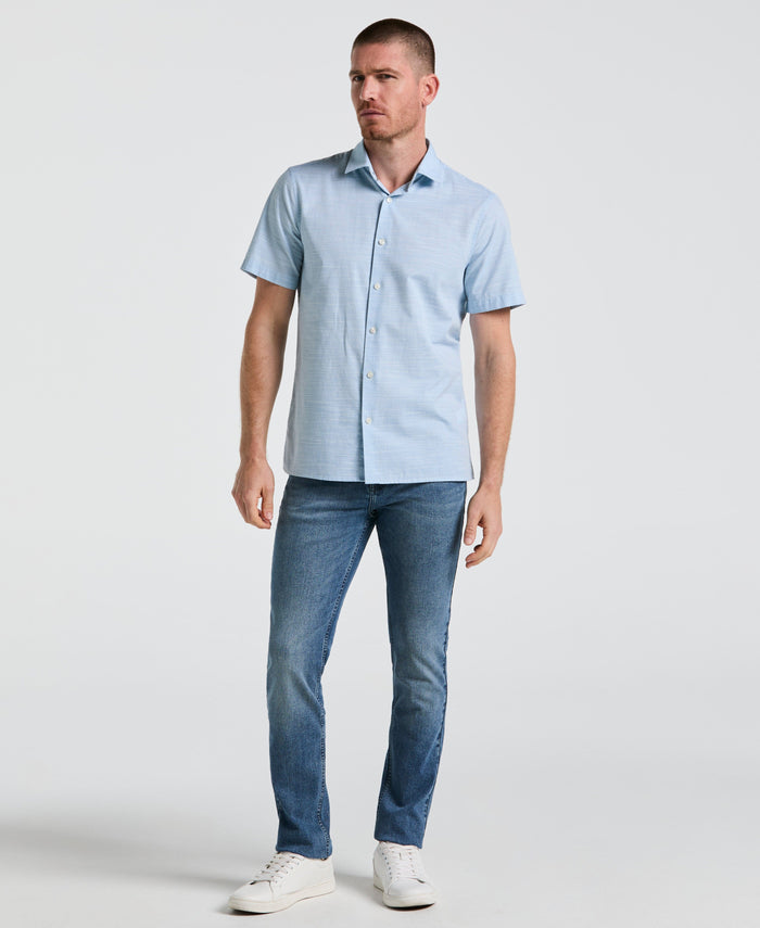 Cotton Dobby Shirt (Bluejay)