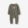 Dog Knit Baby Jumpsuit