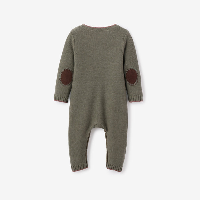 Dog Knit Baby Jumpsuit