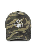 Dog Mom Camo Baseball Cap