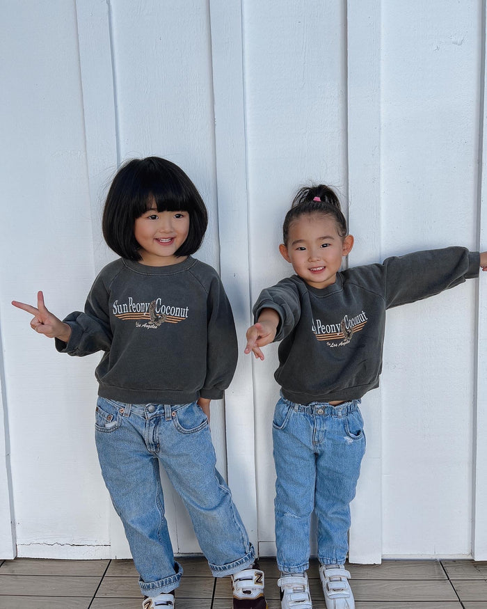 Eagle Los Angeles Kids Sweatshirt - Sun Peony Coconut