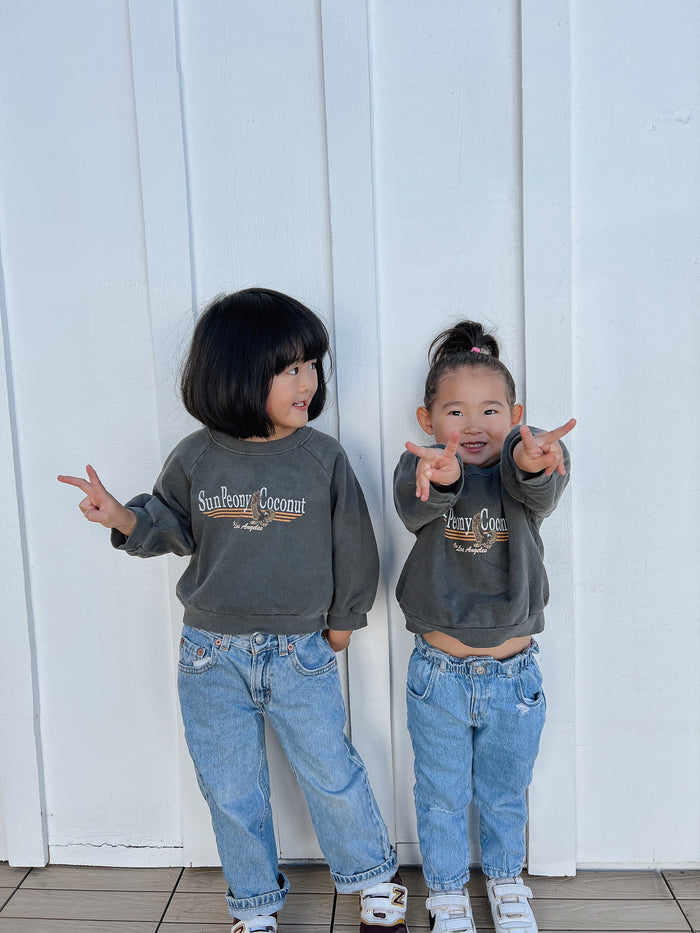 Eagle Los Angeles Kids Sweatshirt - Sun Peony Coconut