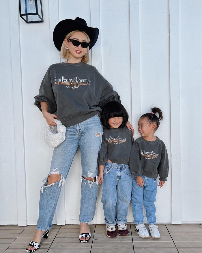 Eagle Los Angeles Kids Sweatshirt - Sun Peony Coconut