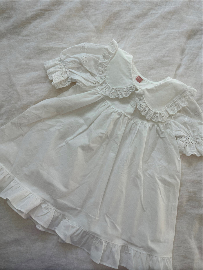 Ella Summer Girl Dress - Sun Peony Coconut
