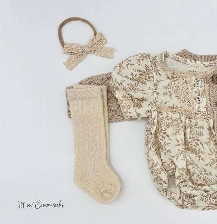 Elodie Short Sleeve Romper Set