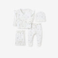 English Rose Organic Cotton 3Pc Layette Set