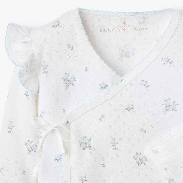 English Rose Organic Cotton 3Pc Layette Set