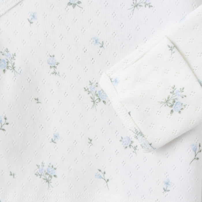 English Rose Organic Cotton 3Pc Layette Set