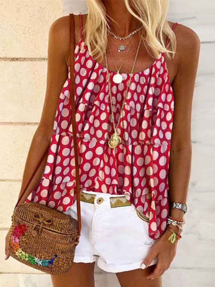 Fashion Casual Polka Dot Top