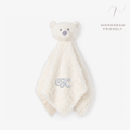 Feather Knit White Bear Security Blanket
