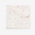 Folklore Floral Print Organic Cotton Pointelle Baby Blanket