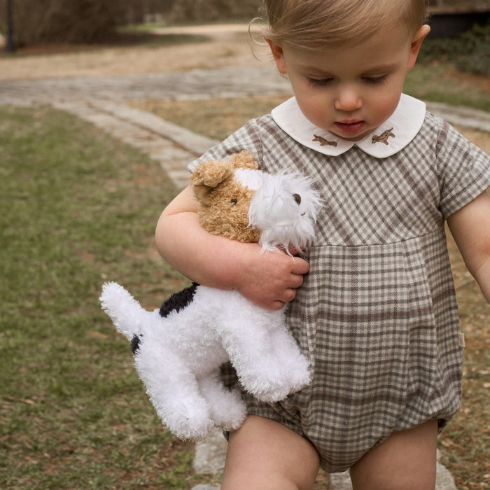 Fox Terrier Plush Stuffed Toy
